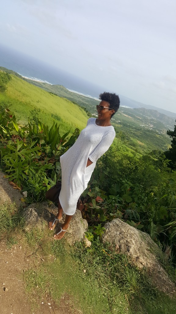 Cherry tree Hill, Barbados. One of the most beautiful views of the East Coast in Barbados.